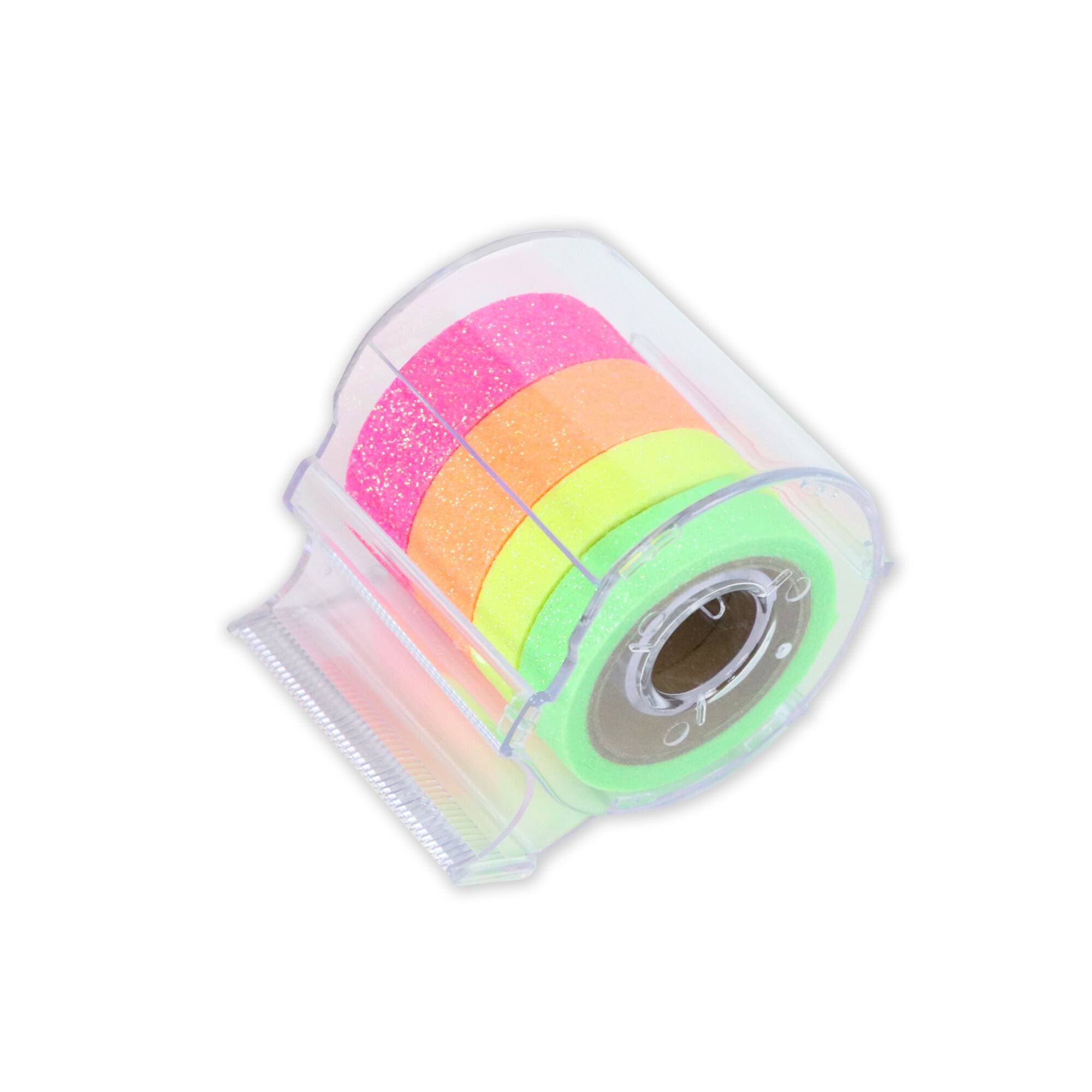 Neon Glitter Crafting Tape & Dispenser Set by Recollections™